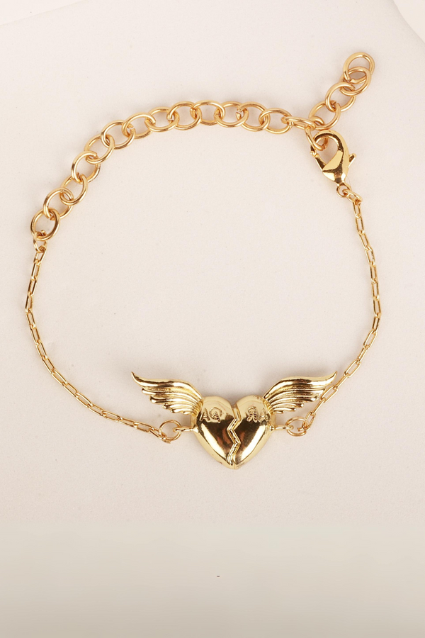 heartstruck winged bracelet