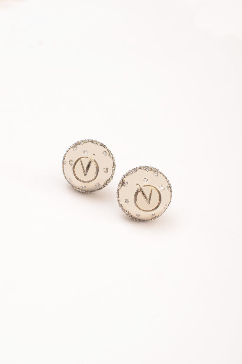 Sanjana Batra Adorns MEDALLION STUDS