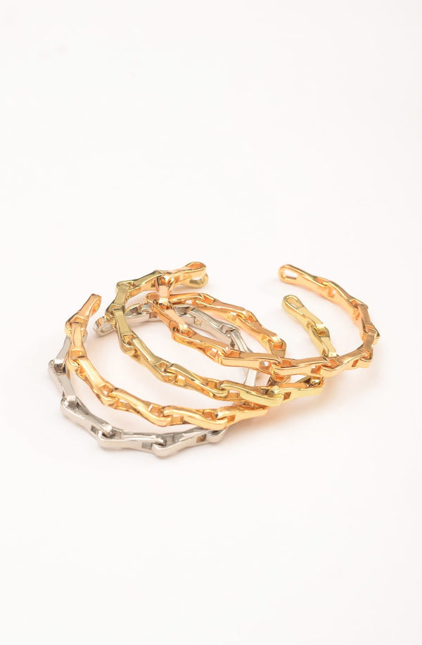 CHLOE DOUBLE LINK CUFF BRACELET