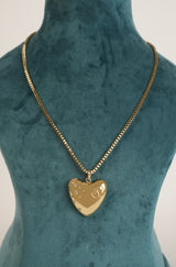 LUNA HEART SHAPED PADLOCK NECKLACE